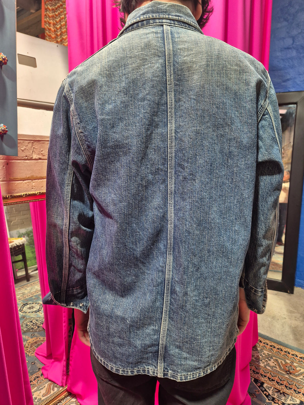 Carhartt chalk coat, Vintage Denim Large