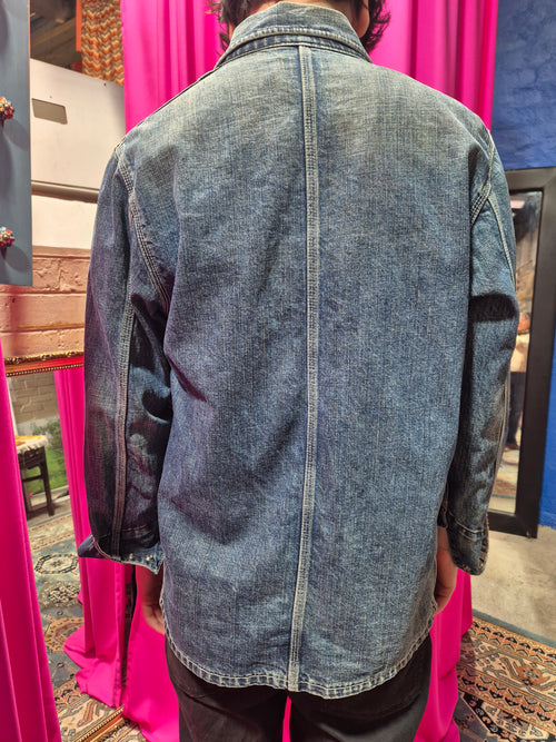 Carhartt chalk coat, Vintage Denim Large