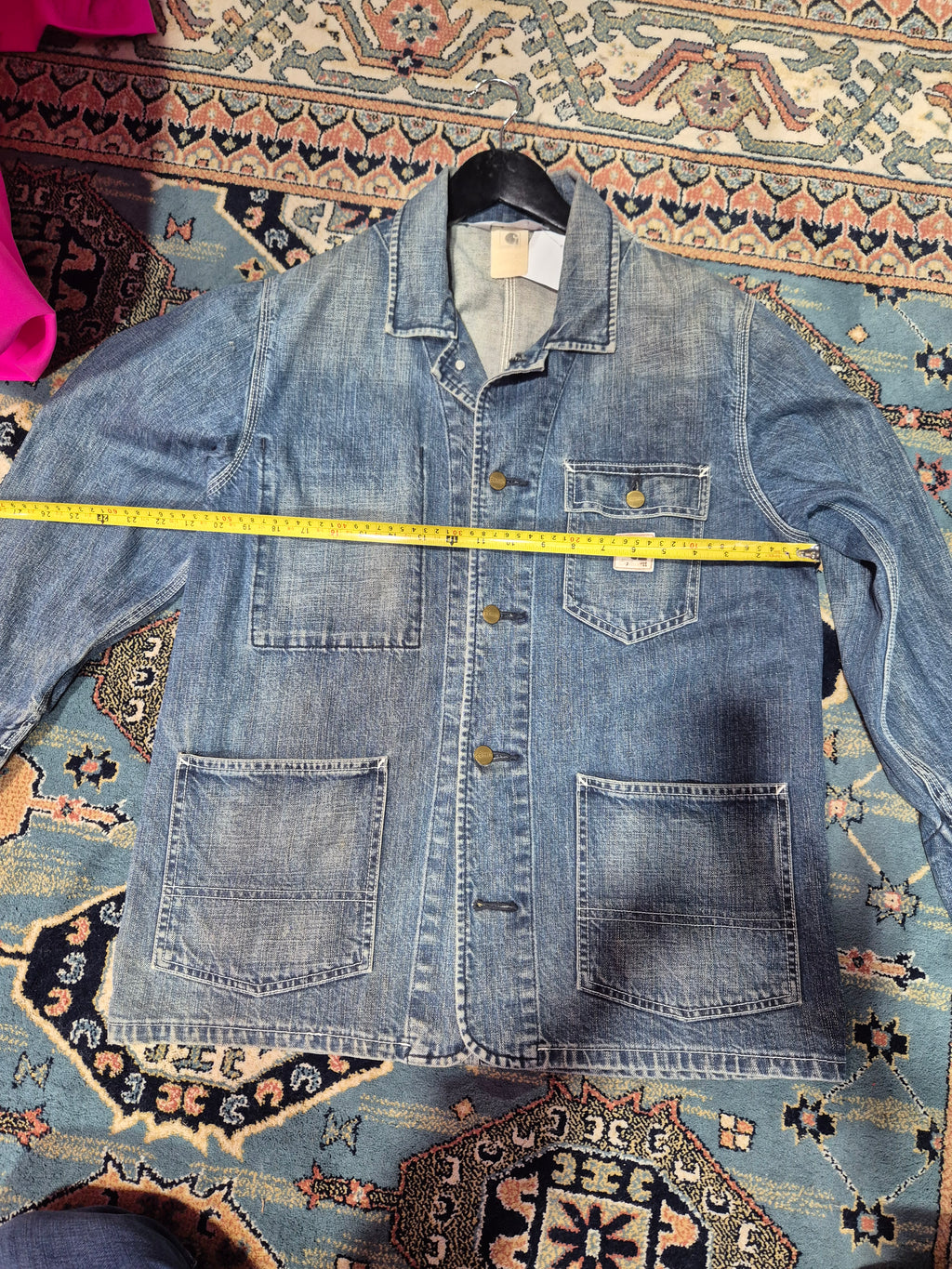 Carhartt chalk coat, Vintage Denim Large