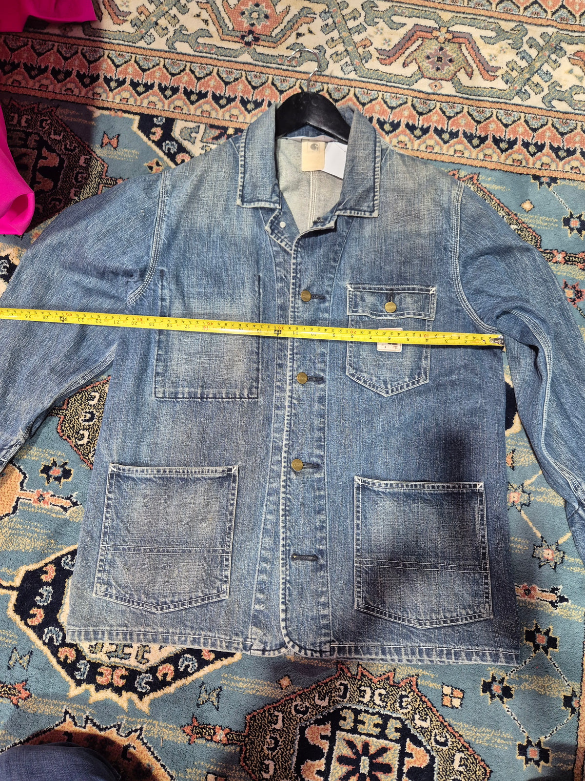 Carhartt chalk coat, Vintage Denim Large