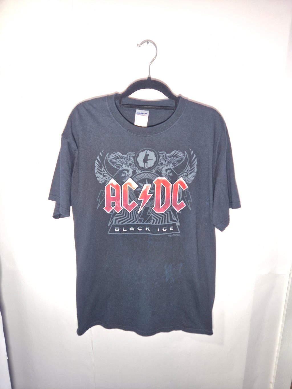 Vintage Band Tees, ACDC, Blk, Med