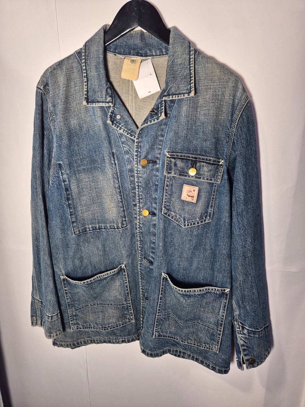 Carhartt chalk coat, Vintage Denim Large
