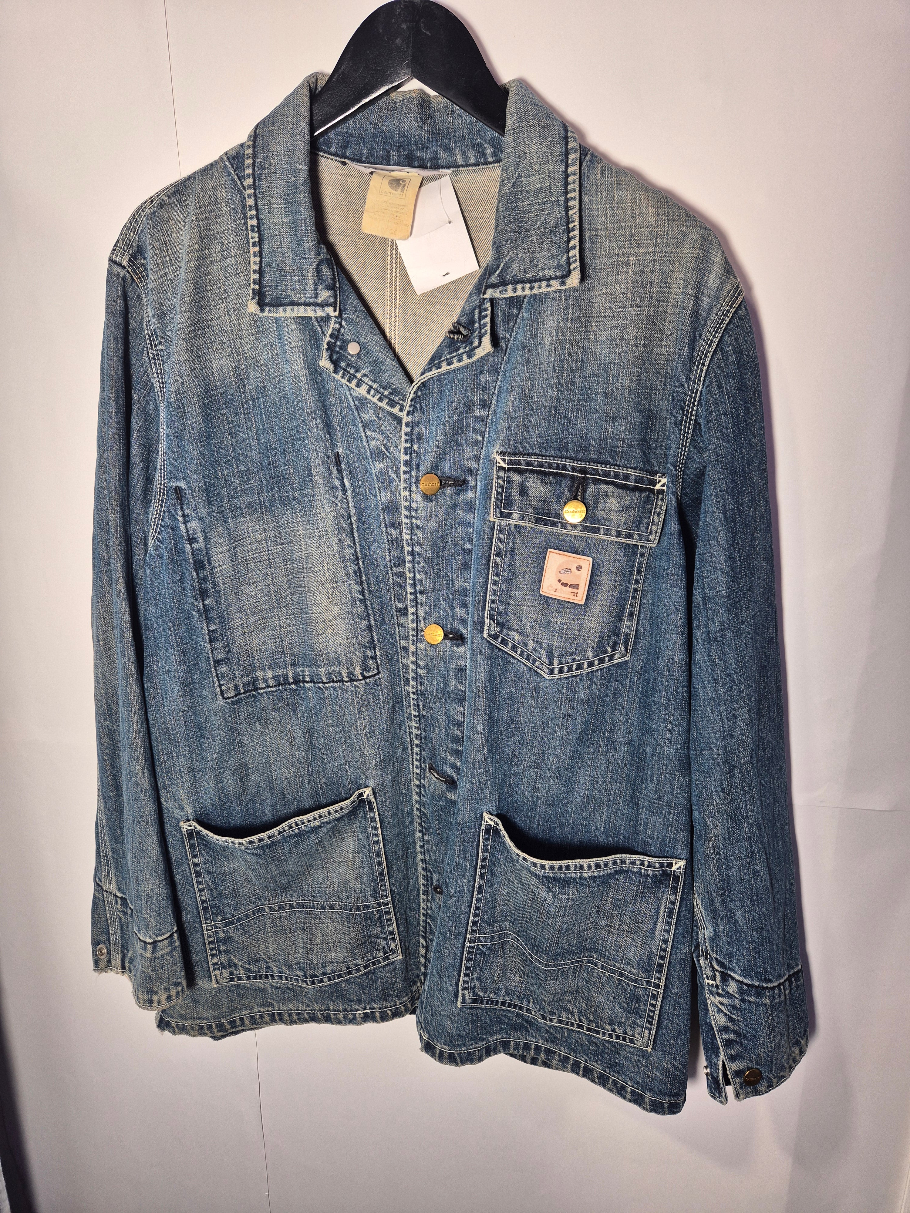 Carhartt chalk coat, Vintage Denim Large