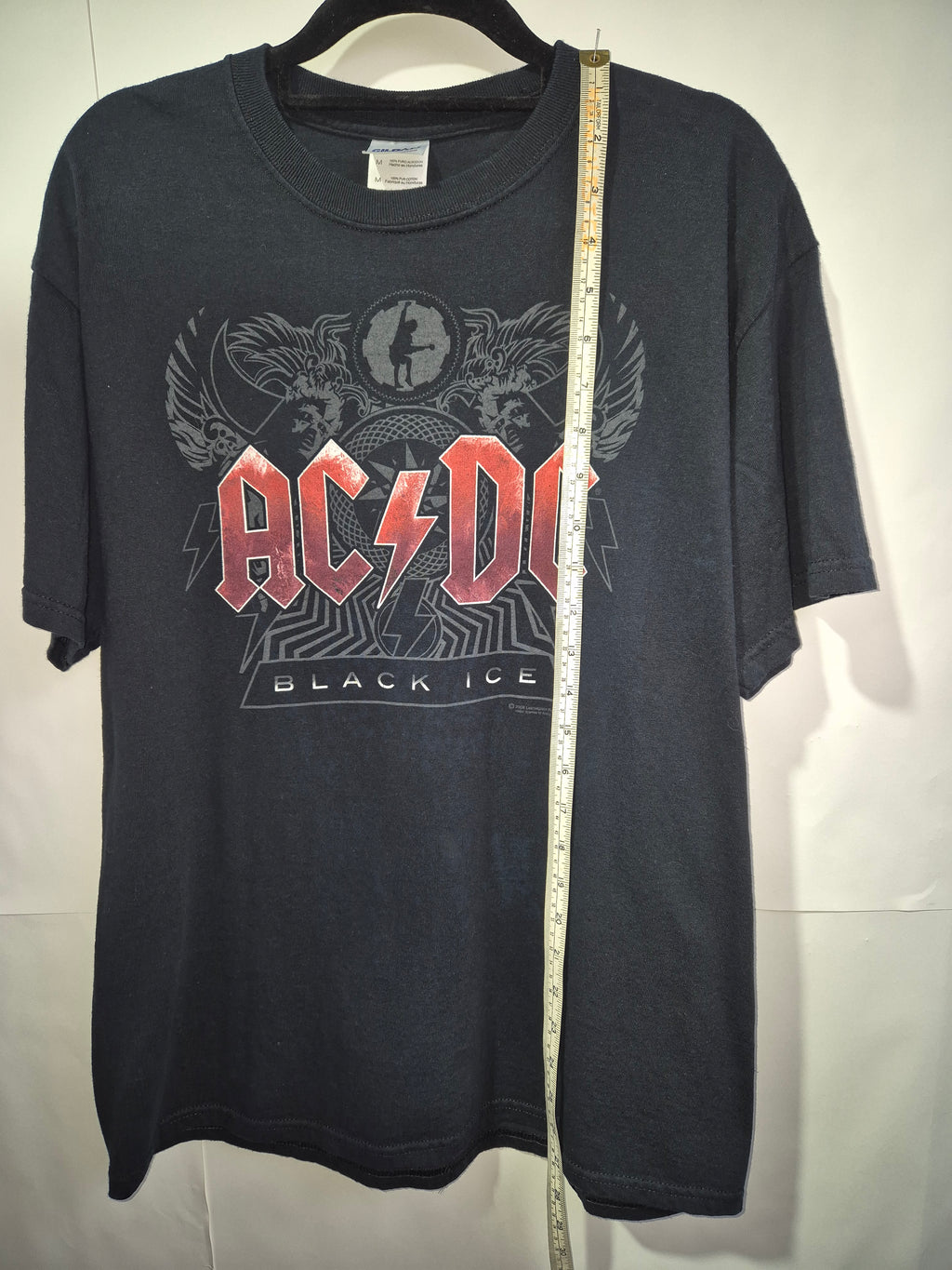Vintage Band Tees, ACDC, Blk, Med